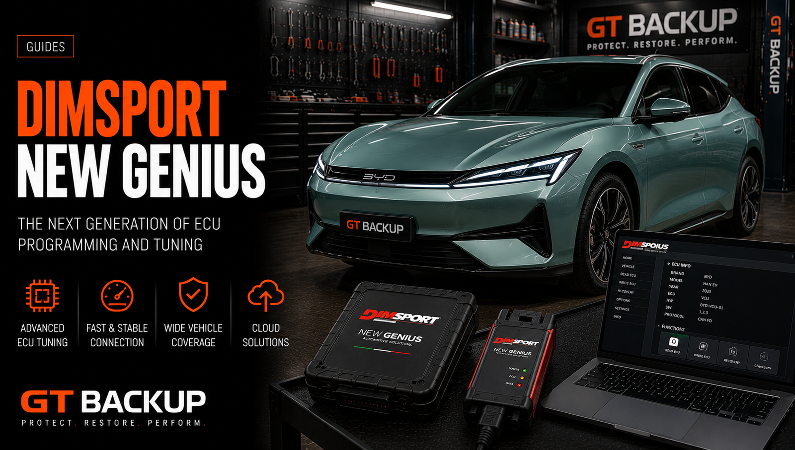 Dimsport New Genius and New Trasdata ECU programming tools