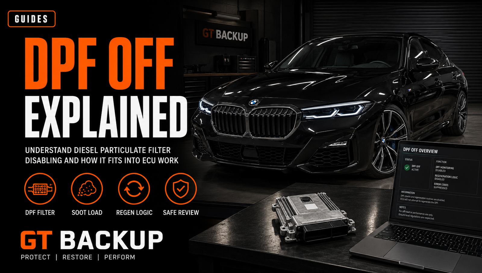 DPF OFF and DPF delete ECU file modification for diesel engines