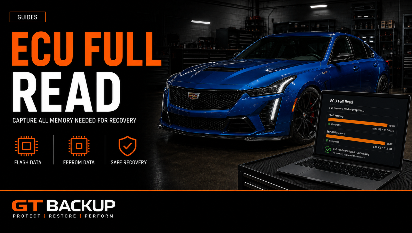 ECU full read for complete engine control unit data backup