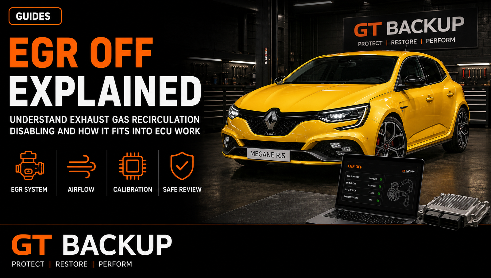 EGR OFF solution for ECU software files