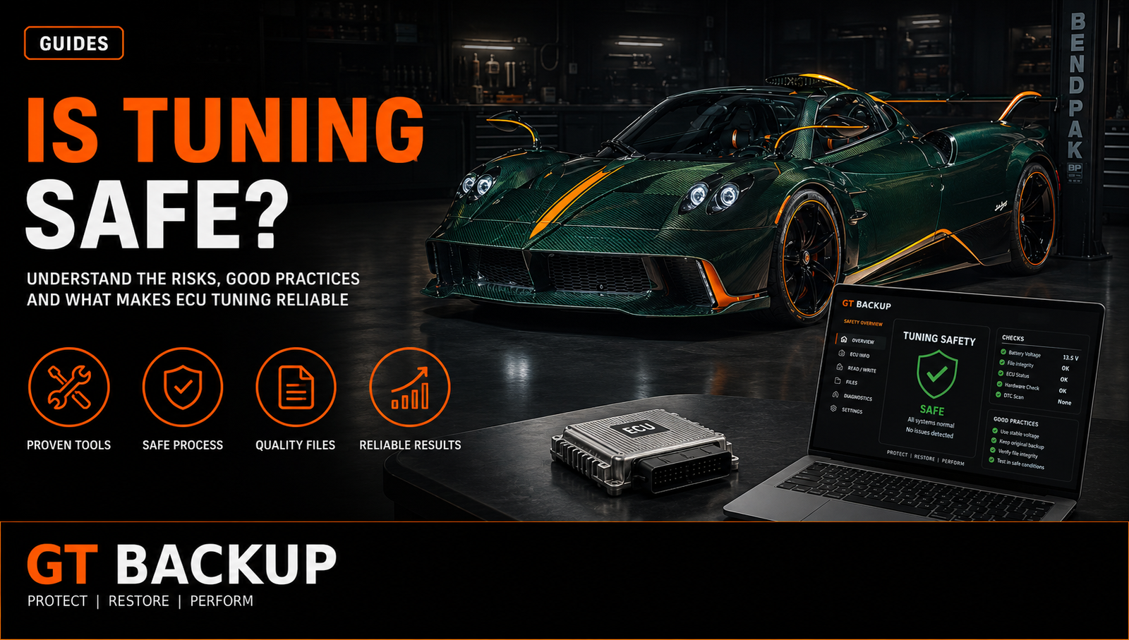 Safe Stage 1 ECU tuning within stock engine and hardware limits