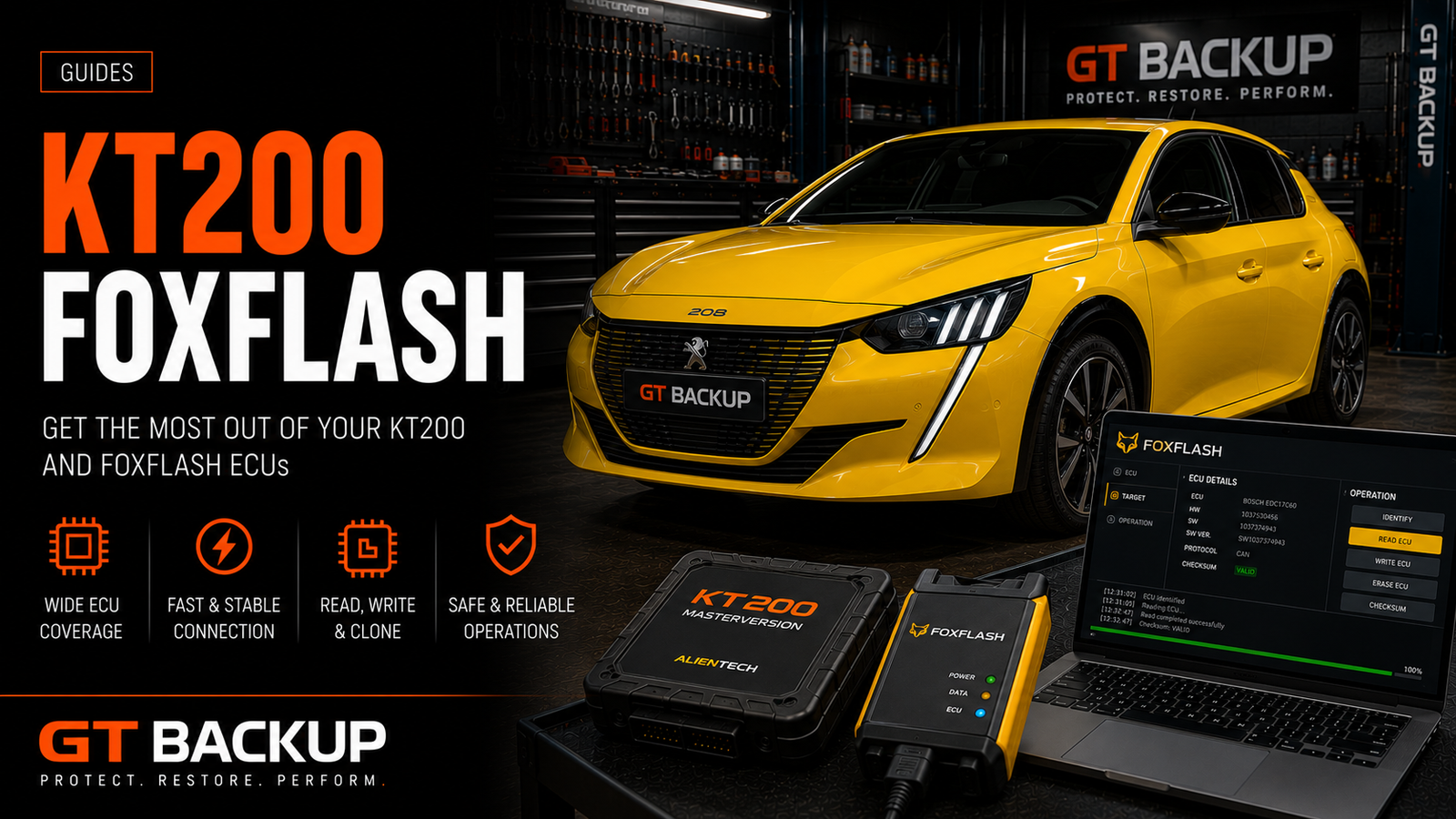 KT200 and FoxFlash ECU programming tools comparison