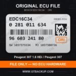1037375534 1037380726 ORI File | EDC16C34 0281011634
