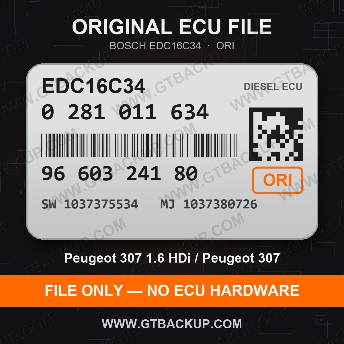 1037375534 1037380726 ORI File | EDC16C34 0281011634
